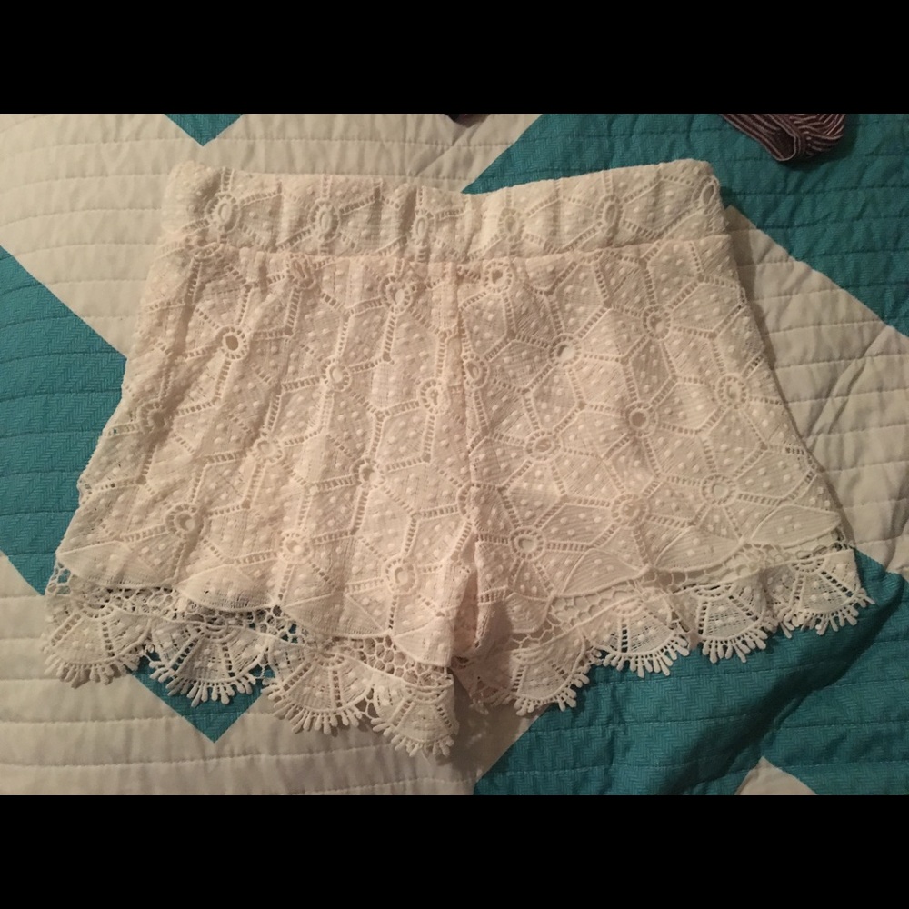 Lace shorts